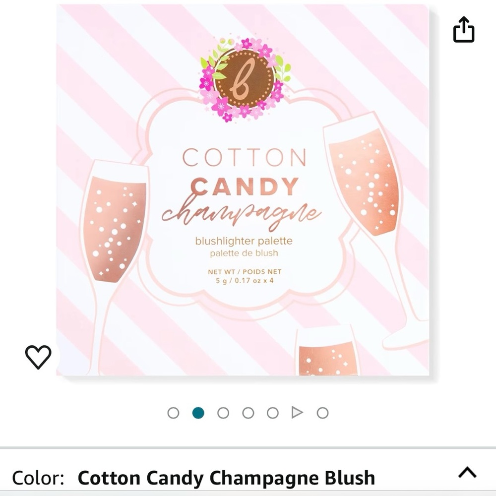 NIB Beauty Bakerie Champagne Blushlighter Palette